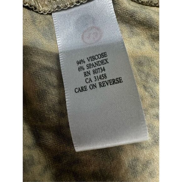 BCBG Maxazria Bohemian Cheetah Print Wrap Dress Size M - Picture 15 of 16